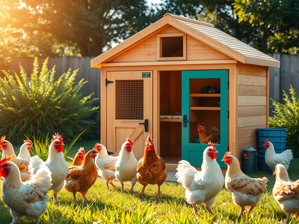 Chicken coop with clean, hygienic bedding using ChickenKoop™ Refresh best option for poultry farmers and backyard chook hobbyist - Chemical-free application of diatomaceous earth ready mix with attapulgite clay for moisture management, odour control, ammonia reduction, pest management, and healthy, productive hens. Chemical-free application of diatomaceous earth ready mix with attapulgite clay