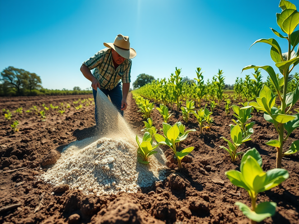 Diatomaceous earth (diatomite / DE) and attapulgite clay raw ore used for fertiliser enhancement, soil conditioning, moisture retention, and nutrient efficiency in Australian agriculture, horticulture, turf, and gardens