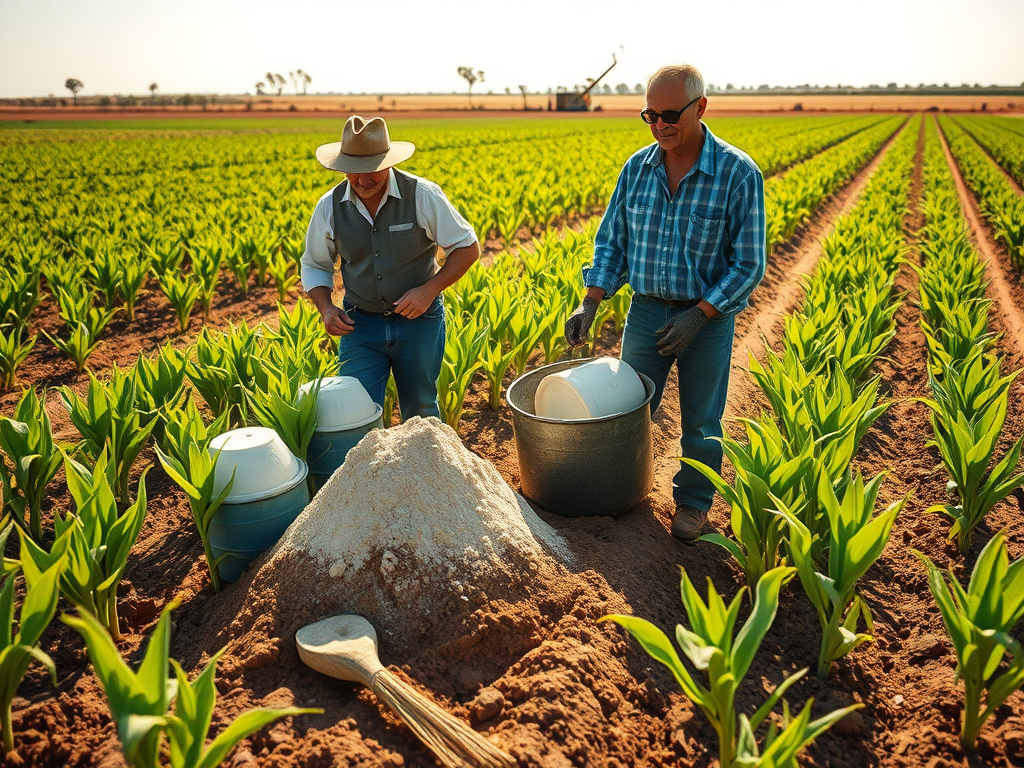 Australian grain farmer preparing to sow winter crop — fertiliser shortage 2026 sowing season attapulgite clay alternative inputs.